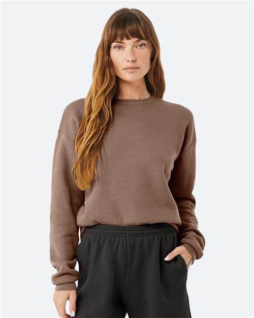 Sponge Fleece Drop Shoulder Crewneck Sweatshirt