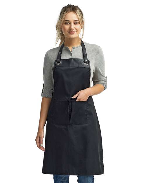 Espresso Bib Apron with Pockets