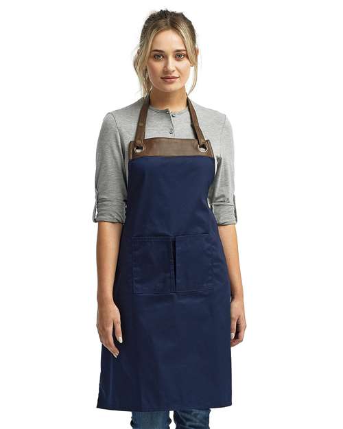Espresso Bib Apron with Pockets