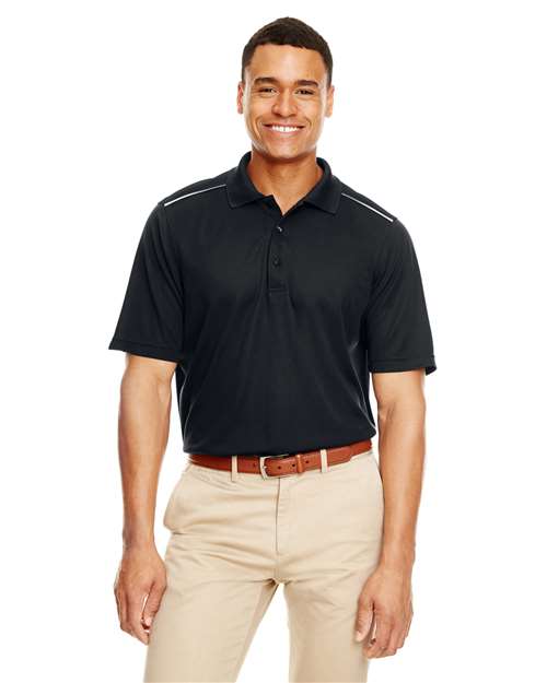 Radiant Performance Piqué Polo with Reflective Piping