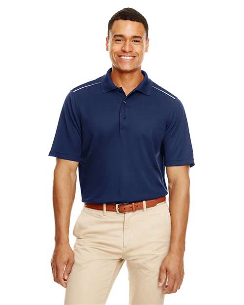 Radiant Performance Piqué Polo with Reflective Piping