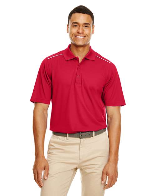 Radiant Performance Piqué Polo with Reflective Piping