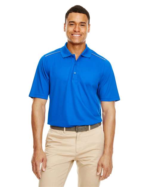 Radiant Performance Piqué Polo with Reflective Piping
