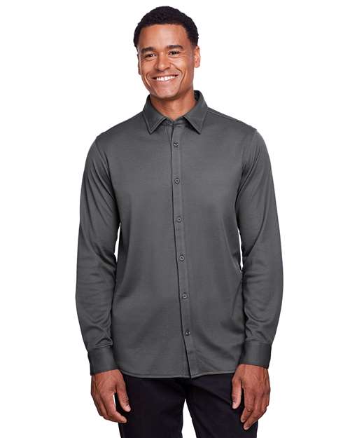 CrownLux Performance® Plaited Dress Shirt
