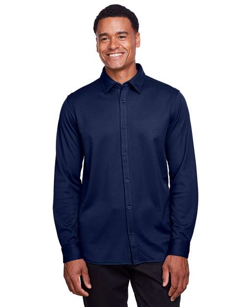 CrownLux Performance® Plaited Dress Shirt