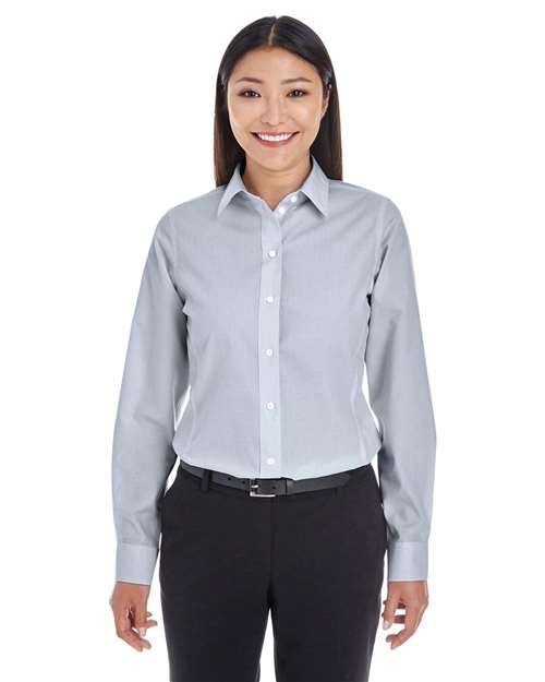 Women's Crown Collection® Striped Woven Dress Shirt