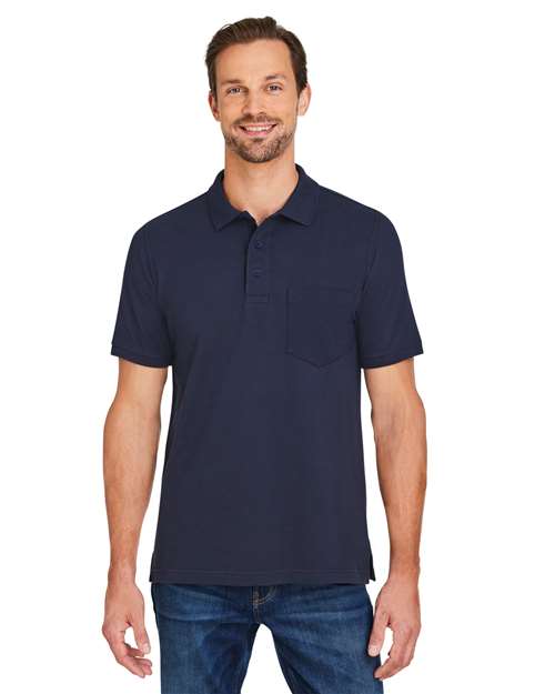 Valiant Cotton Snag Protect Pocket Polo
