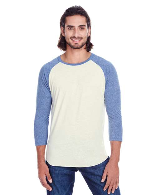 Triblend Three-Quarter Sleeve Raglan T-Shirt