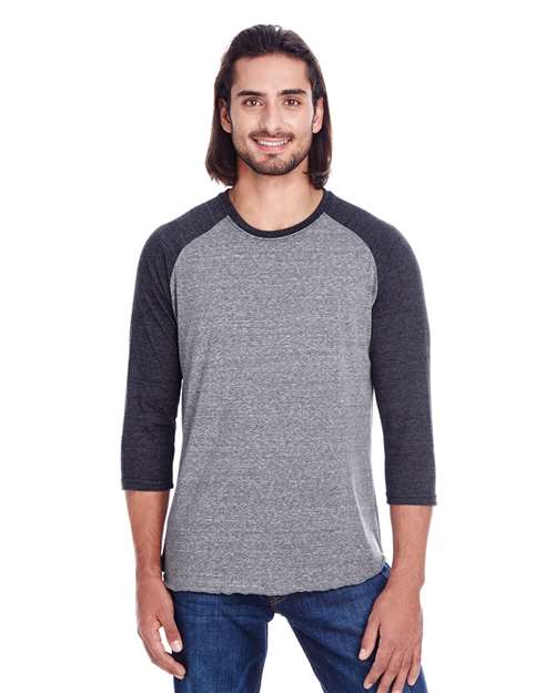 Triblend Three-Quarter Sleeve Raglan T-Shirt