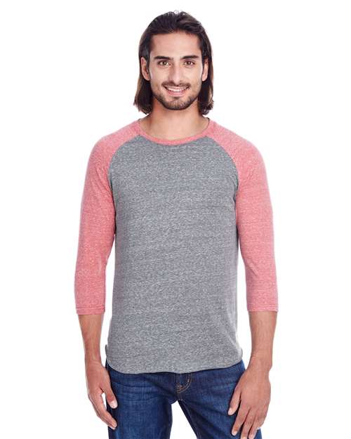 Triblend Three-Quarter Sleeve Raglan T-Shirt