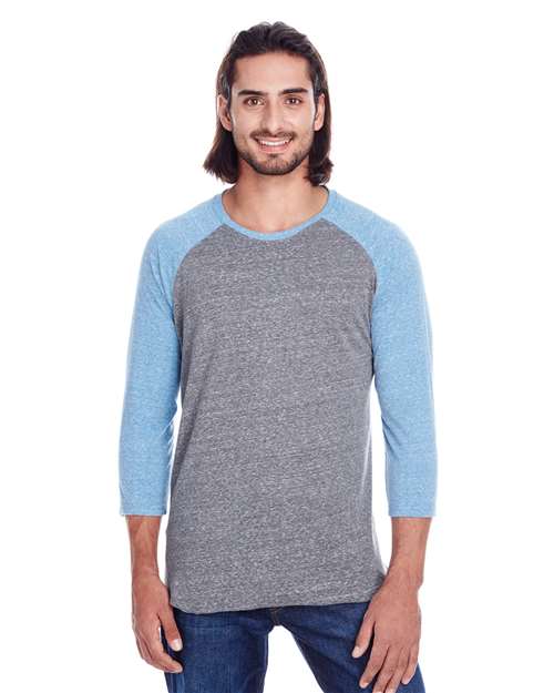 Triblend Three-Quarter Sleeve Raglan T-Shirt