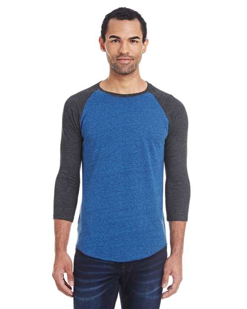 Triblend Three-Quarter Sleeve Raglan T-Shirt