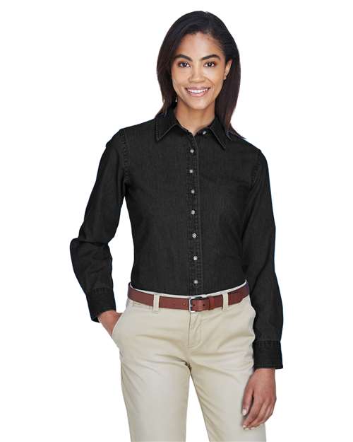 Women's Long Sleeve Denim Shirt