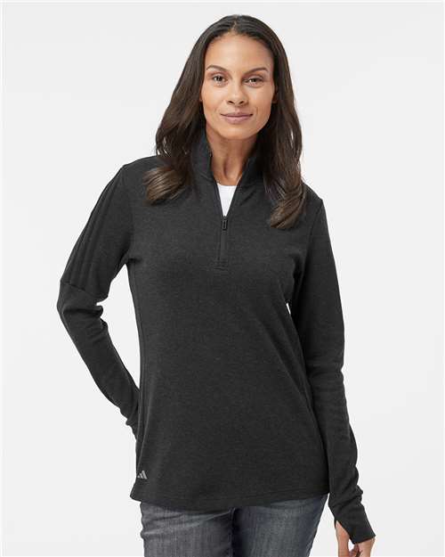 Women's 3-Stripes Quarter-Zip Sweater