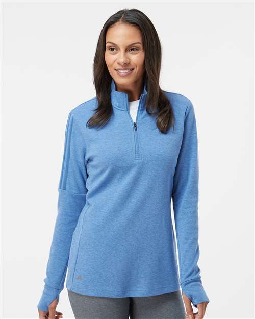 Women's 3-Stripes Quarter-Zip Sweater