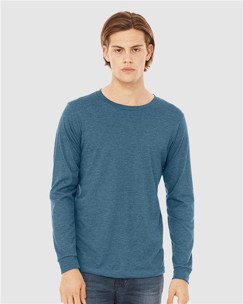 Heather CVC Long Sleeve Tee