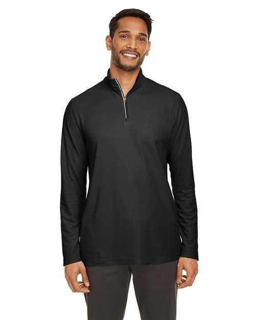 Fusion ChromaSoft™ Pique Quarter-Zip Pullover