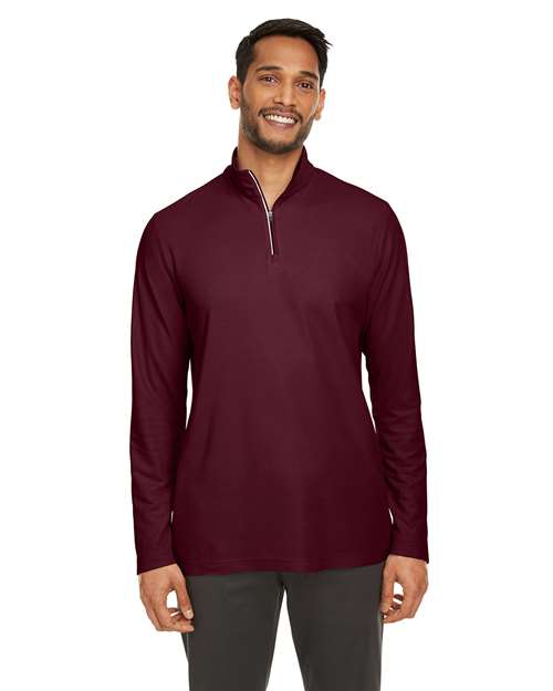 Fusion ChromaSoft™ Pique Quarter-Zip Pullover