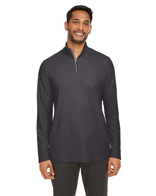 Fusion ChromaSoft™ Pique Quarter-Zip Pullover