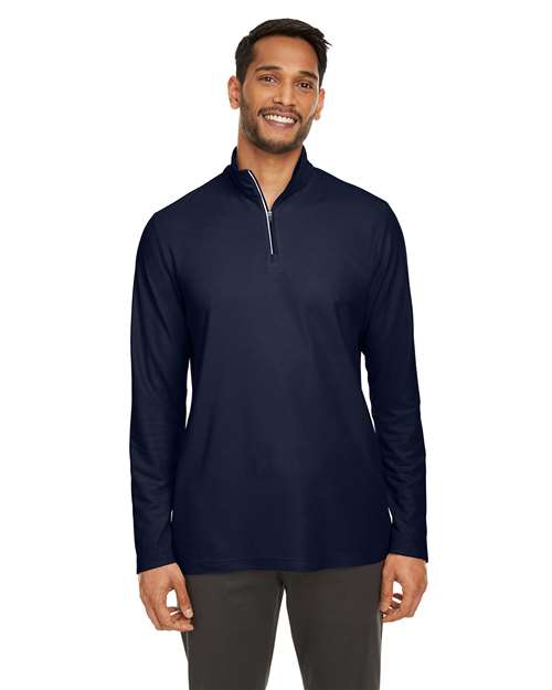 Fusion ChromaSoft™ Pique Quarter-Zip Pullover