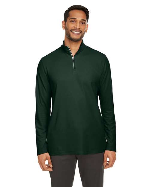 Fusion ChromaSoft™ Pique Quarter-Zip Pullover