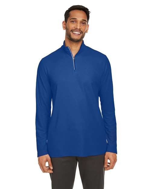 Fusion ChromaSoft™ Pique Quarter-Zip Pullover