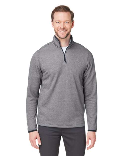 Venture Heathered Stripe Quarter-Zip Pullover