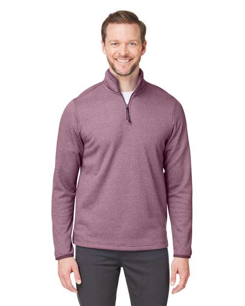 Venture Heathered Stripe Quarter-Zip Pullover