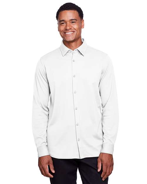 CrownLux Performance® Plaited Dress Shirt