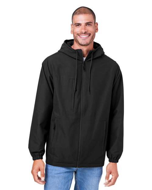 Flex Twill Hooded Jacket