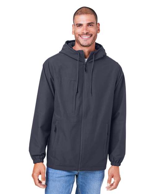 Flex Twill Hooded Jacket