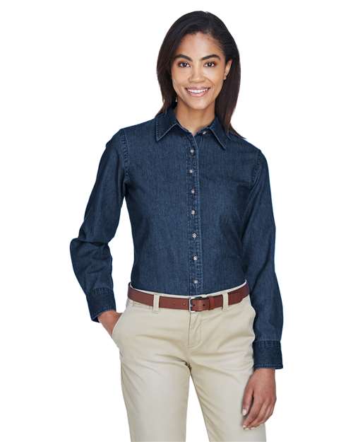 Women's Long Sleeve Denim Shirt