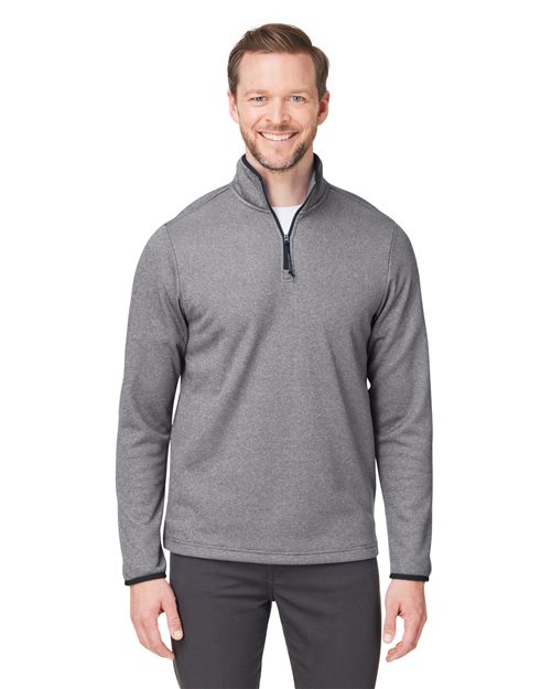 Venture Heathered Stripe Quarter-Zip Pullover