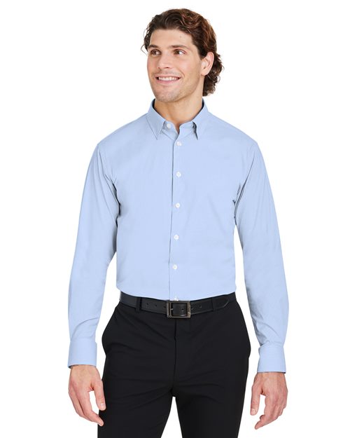 CrownLux Performance® Microstripe Dress Shirt