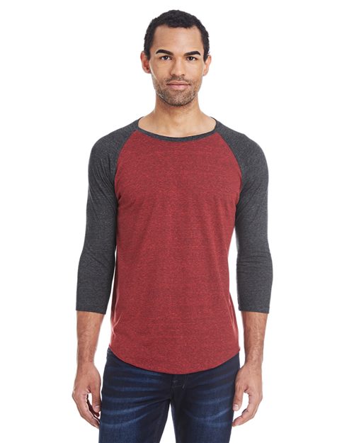 Triblend Three-Quarter Sleeve Raglan T-Shirt