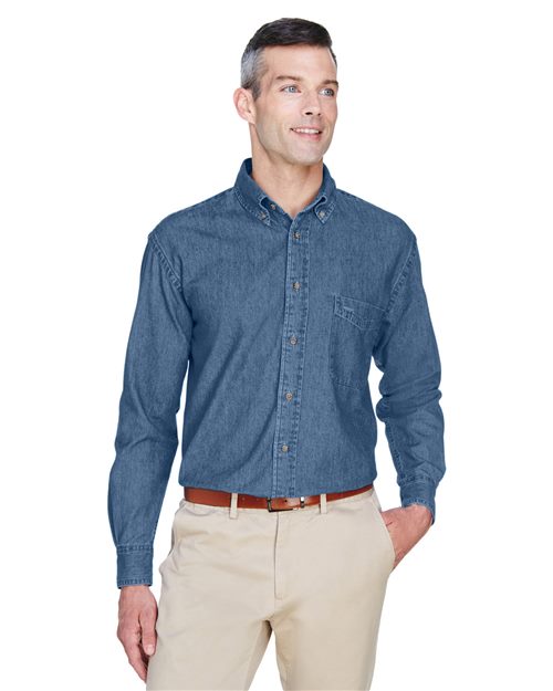Tall Long Sleeve Denim Shirt