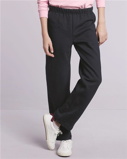 Heavy Blend™ Youth Open-Bottom Sweatpants