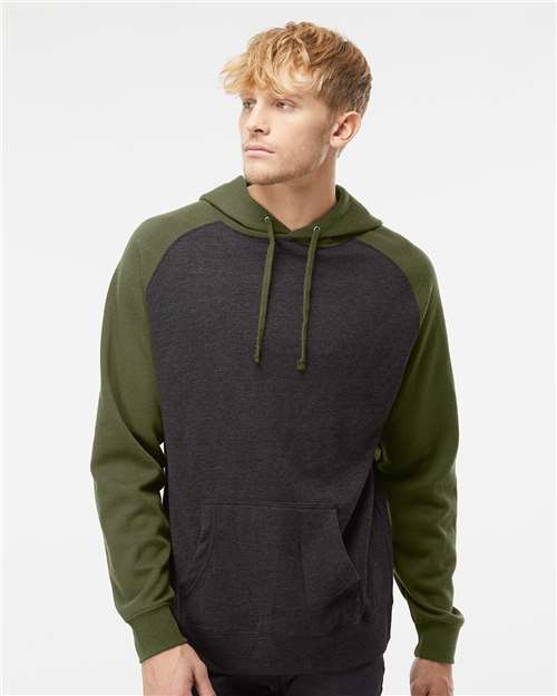 Raglan Hooded Sweatshirt