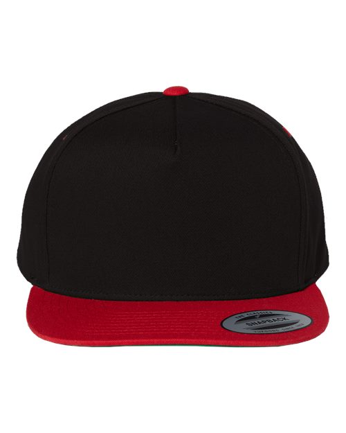 Five-Panel Cotton Twill Snapback Cap