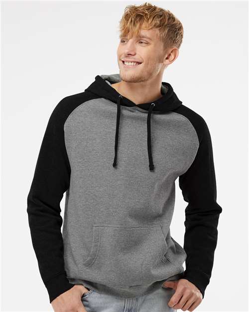 Raglan Hooded Sweatshirt