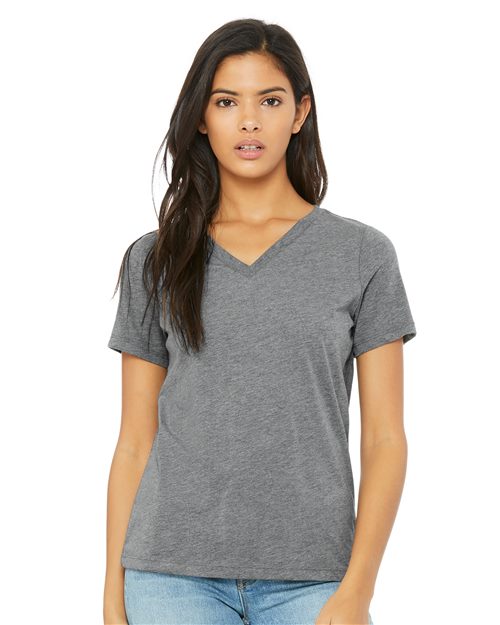 Women's Relaxed Triblend Short Sleeve V-Neck Tee