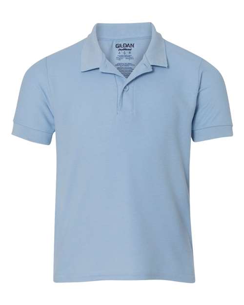 DryBlend® Youth Double Piqué Polo