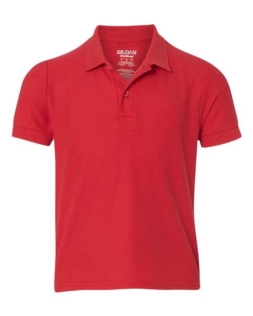 DryBlend® Youth Double Piqué Polo