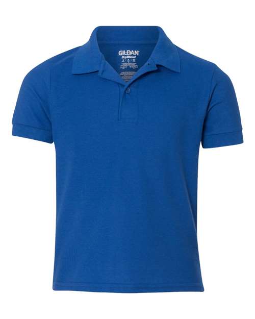 DryBlend® Youth Double Piqué Polo