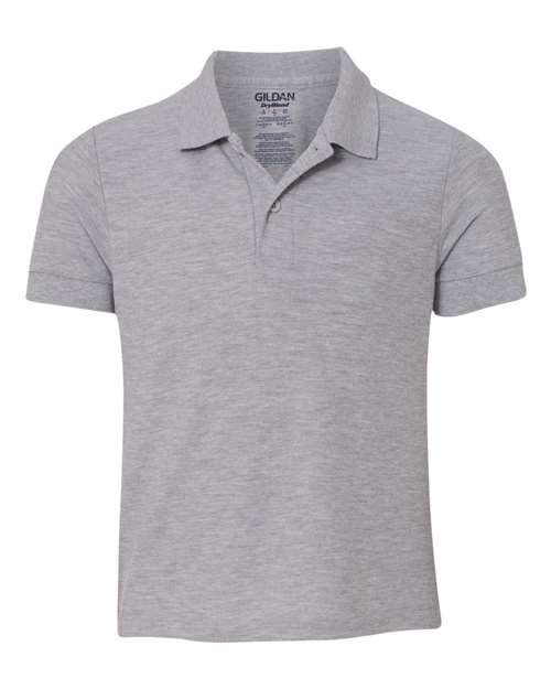 DryBlend® Youth Double Piqué Polo