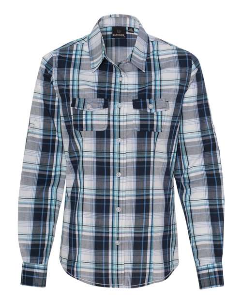 Women's Long Sleeve Plaid Shirt