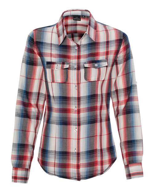 Women's Long Sleeve Plaid Shirt