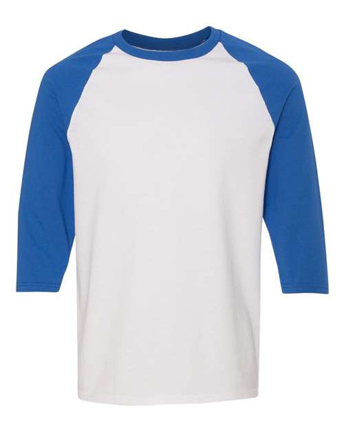 Heavy Cotton™ Raglan Three-Quarter Sleeve T-Shirt