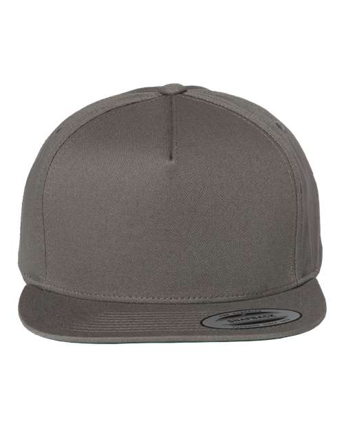 Five-Panel Cotton Twill Snapback Cap