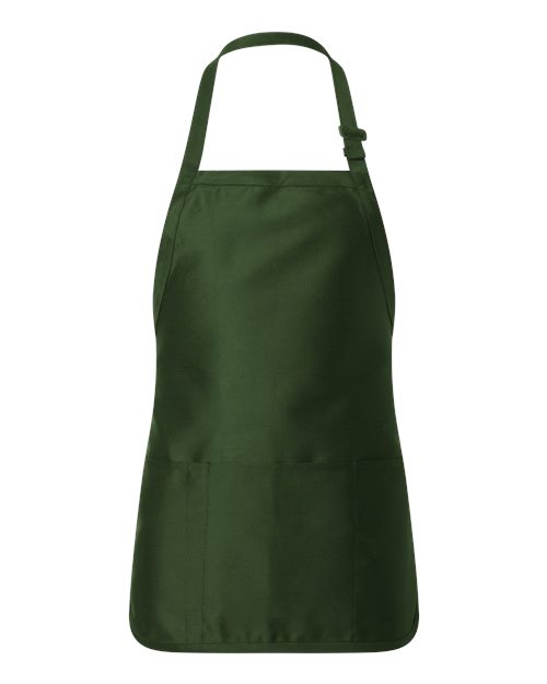 Full-Length Apron with Pouch Pocket